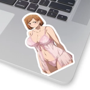 Waifu Nobara Hentai Ecchi Jujutsu Kaisen Anime Kiss-Cut Sticker Vinyl Decal Geek - Picture 1 of 12