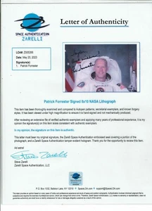 NASA Space Shuttle Astronaut PATRICK FORRESTER Signed Photo ZARELLI LOA !! - Picture 1 of 3