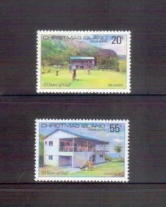 CHRISTMAS ISLAND 1980 Golf Club set MUH - Picture 1 of 2