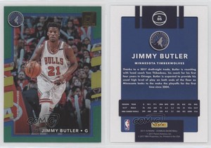 2017-18 Panini Donruss Holo Green and Yellow Laser Jimmy Butler #86