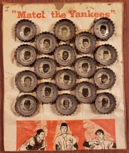 1967 Coke Bottle Caps Collection Mickey Mantle Bouton Murcer Tresh Howard - Picture 1 of 5
