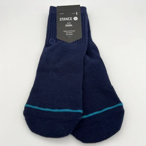 Stance Kids Casual Socks Icon Navy Blue Youth Size Small 7-10 New - Picture 1 of 6