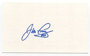 Jim Fregosi Signed 3x5 Index Card Autographed MLB Baseball Manager Angels