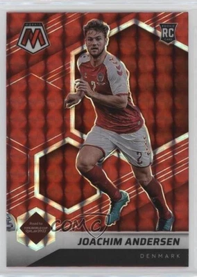 2021-22 Panini Mosaic FIFA Road to World Cup Red Prizm Joachim Andersen #152 - Image 1 of 2