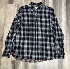 Carbon2Cobalt Mens Shirt Size L Multicolor Plaid Cotton Long Sleeve Button-Up - Picture 1 of 5