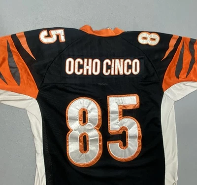 Camiseta De Colección Reebok NFL Cincinnati Bengals 85 Chad Johnson Ochocinco Talla 48 Foto 1 de 4