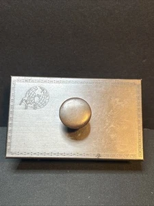MACK Muldenkipper Co. Werbung Rolling Ink Blotter graviert sehr selten - Bild 1 von 5
