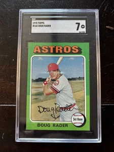 1975 Topps Doug Rader #165 SGC 7 NM - Picture 1 of 2