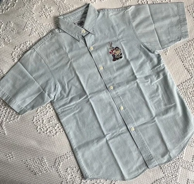 Vintage 1995 looney tunes size M preppy bugs and Tasmanian Devil button up Shirt - Image 1 of 4