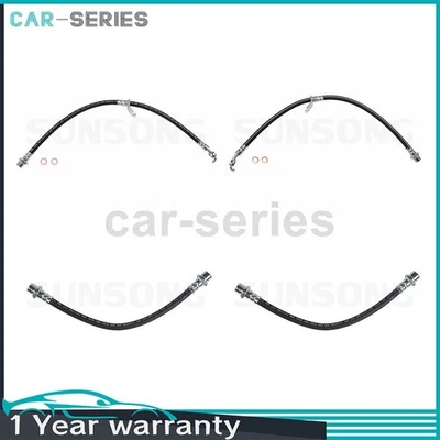 Manguera de línea de freno delantero trasero Sunsong para Toyota Sienna 2000 2001 2002 2003 1999 Foto 1 de 4