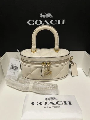 NWT Coach Trail Crossbody 17 With Pillow Quilting CT877 chalk white - Image 1 of 4