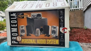 Vintage Klipsch ProMedia 5.1 Bash THX Personal Sound System PC Speakers - Afbeelding 1 van 22