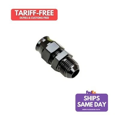 Moroso 65352, One Black Aluminum Fitting Adapt 10An Male To 5/8 Tube Compression Foto 1 de 4