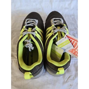 Eddie Bauer Fossil Thielsen Damen 10 W Weite schwarz Trail Wanderschuhe oliv limette - Bild 1 von 10