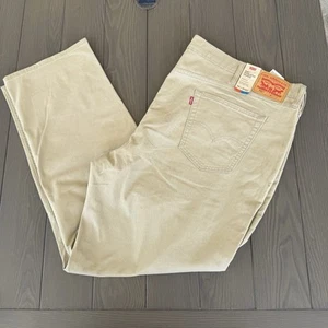 Levis 541 Athletic Fit Tapered Chino 52x34 B&T Khaki All Seasons Tech Stretch - Picture 1 of 15