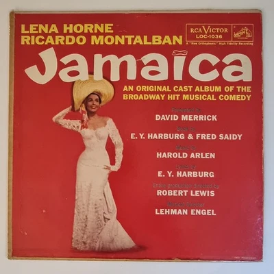 JAMAICA: ORIGINAL CAST LP 12" VINYL RECORD MUSICAL COMEDY LENA HORNE RCA VICTOR Foto 1 de 2