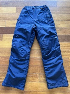 Lands End Kids Navy Waterproof Snow Pants Size 14 S Squall Unisex Insulated - Picture 1 of 11