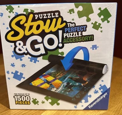Ravensburger Puzzle Stow And Go Mat (1000pc Puzzle) Travel 46x26" mat - Image 1 of 2