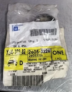 New Bearing Front Drv Part # 26053326 FREE SHIPPING - Picture 1 of 3