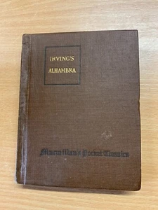 1917 WASHINGTON IRVING "THE ALHAMBRA" FICTION USA HARDBACK BOOK (P3) - Picture 1 of 18