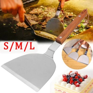 1Pcs Stainless Steel Pizza Spatula Cooking Shovel Cake Pancake Pie Baking Tools◈ - Picture 1 of 11