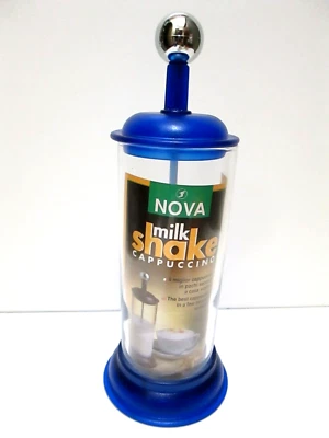 NOVA MILK SHAKE CAPPUCINO MAKER GLASS NEW MADE IN ITALY - Image 1 of 4