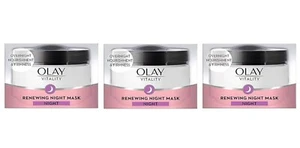 3 x Olay Vitality Renewing Night Mask Night 50ml - Picture 1 of 1