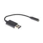 2 in 1 USB to 3.5mm Jack Sound Card Plug Sound Audio Adapter for PC Laptdn b S❤B