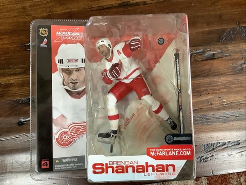 McFARLANE NHL SERIES 4 DETROIT REDWINGS BRENDAN SHANAHAN FIGURE NIB Cover