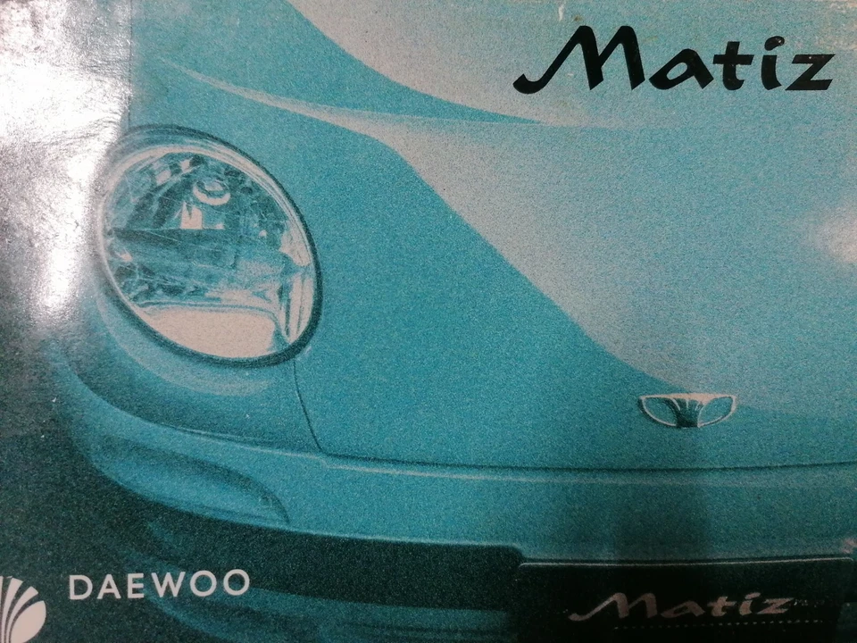 Daewoo Matiz 2000 libretto istruzioni manuale uso e manutenzione - Immagine 1 di 1