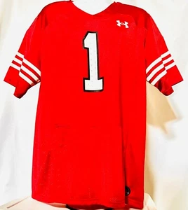 Camiseta de fútbol Under Armour Texas Tech Red Raiders Throwback #1 - Imagen 1 de 2