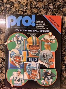Pro! 1980 NFL HOF Game Program August 9 1980 Oilers Edition Buffalo vs. Houston - Picture 1 of 4