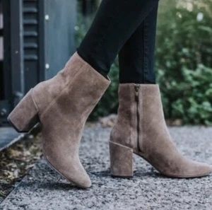 Thursday Boot Company Highline Taupe Suede Women's Boots Sz 6.5 / 37 NEW - Picture 1 of 5