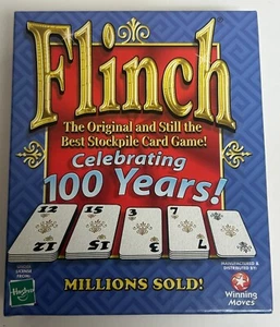 Flinch Stockpile Card Game 2002 Hasbro Winning Moves 3 Sealed Decks New Open Box - Picture 1 of 2