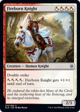Fireborn Knight x4 - MTG Throne of Eldraine ELD - M/NM Pack Fresh