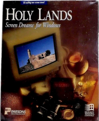 HOLY LANDS Screen Saver Software 3.5” Floppy Parsons Vintage PC Rare - Image 1 of 3