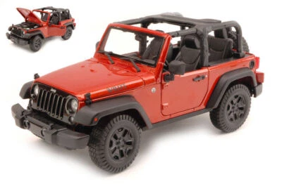 MODELLINO AUTO STATICO MAISTO JEEP WRANGLER OPEN TOP 2014 COPPER SCALA 1:18 - Immagine 1 di 2