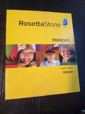 Rosetta Stone French Francais Levels 1, 2 & 3 Version 3 Language - Image 1 of 3