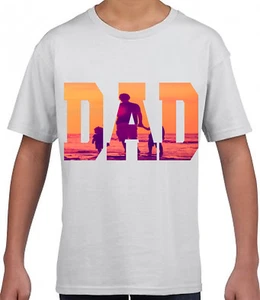 Fathers Day Mens T Shirt - Dad in Photo - Cotton T Shirt - Picture 1 of 1