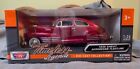 MotorMax Diecast 1:24 Timeless Legends 1948 Chevy Aerosedan Fleetline~Red~NIB