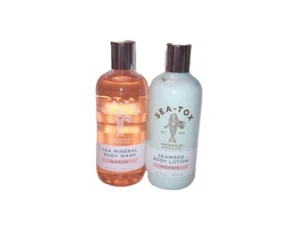 Bath & Body Works Sea Tox Seaweed Body Lotion & Mineral Wash Set 10 oz each - Picture 1 of 1