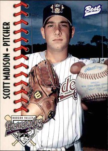 1997 Hudson Valley Renegades Best 4 Scott Madison Troy New York NY Baseball Card
