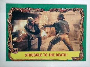1981 Topps Raiders of the Lost Ark #28 Struggle To The Death Indiana Jones - Picture 1 of 6