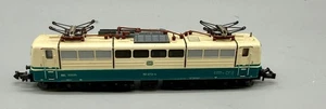 Locomotora eléctrica Minitrix escala N BR 151 beige turquesa - usada - funciona - Imagen 1 de 2