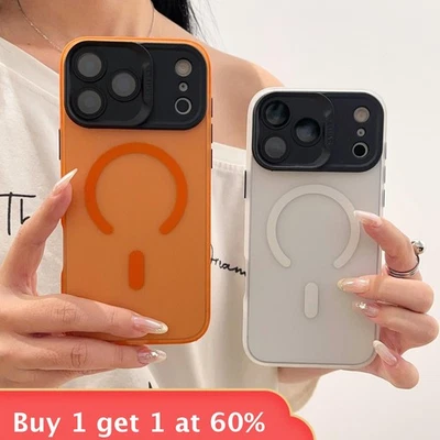 For iPhone 17 Air 17 16 Pro Max 15 14 13 12 11 Phone Case Lens Bracket Magnetic - Image 1 of 4