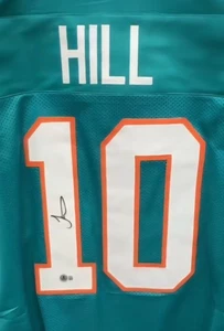 TYREEK HILL AUTOGRAPHED SIGNED CUSTOM MIAMI DOLPHINS JERSEY BECKETT COA - Picture 1 of 1