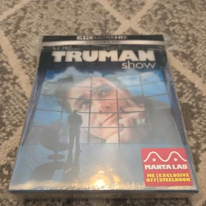 The Truman Show Manta Lab Double Lenticular Full Slip-A 4K UHD Steelbook OOP New - Picture 1 of 4