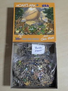 White Mountain NOAH'S ARK Puzzle 1000 Piece 2008 Original Small Box Chris Hiett - Picture 1 of 18