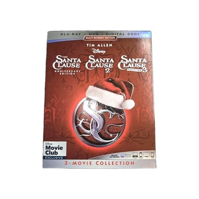 The Santa Clause 3-Movie Collection (Blu-ray, DVD, Digital, DMC Exclusive) NEW - Imagem 1 de 2