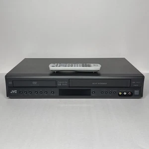 JVC HR-XVC18BU DVD VCR Combo Player Recorder with Remote - TESTED & WORKING - Picture 1 of 15